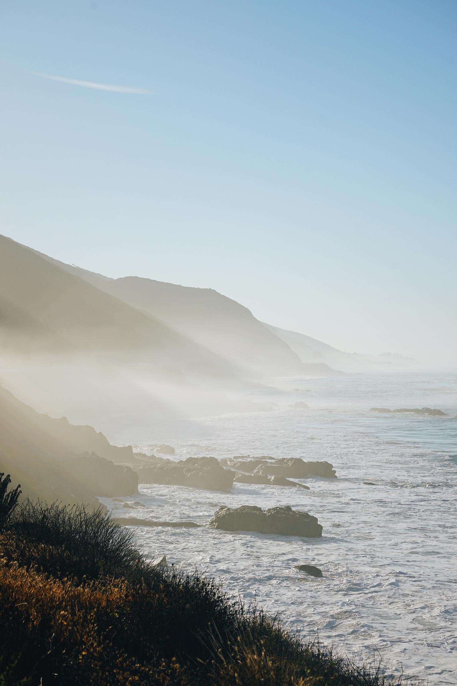 Cliffside Malibu - Hazy Beach Cliffs